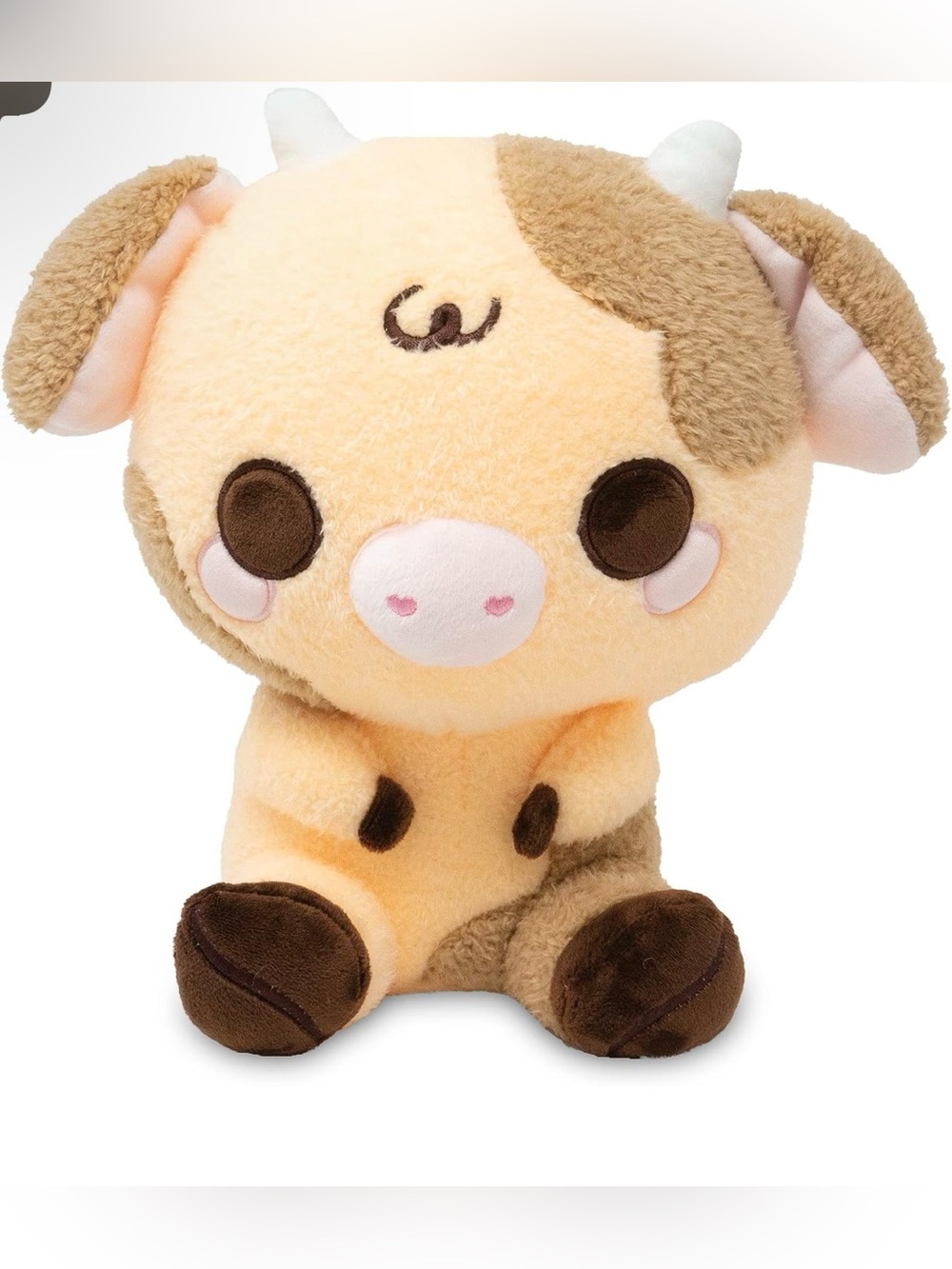PlushGoals Moocha the Coffee Cow Plush - Kawaii Stuffed Animal, 9"